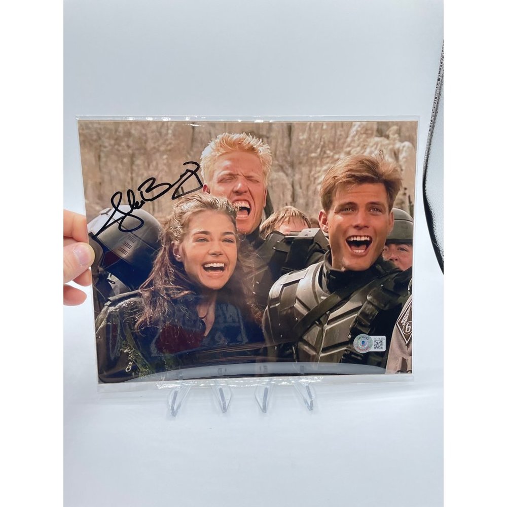 BAM GEEK BOX JAKE BUSEY Autograph BAS BECKETT 8X10 photo STARSHIP TROOPERS